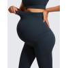 imageCRZ YOGA Womens Butterluxe Maternity Capris Leggings with Pockets 21quot  Workout Active Yoga Soft Over The Belly Crop PantsTrue Navy