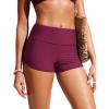 imageCRZ YOGA Womens 25 Swim Board Shorts High Waisted Quick Dry Bathing Suit Bottoms Dolphin Trunks with LinerFuchsia