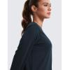 imageCRZ YOGA Womens Long Sleeve Tops High Crew Neck Casual Fall Shirts Basic Quick Dry Workout Athletic TShirtTrue Navy