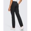 imageCRZ YOGA 4Way Stretch Full Length Golf Pants for Women Tall 31quot  Travel Sweatpants Workout Trousers with PocketsBlack