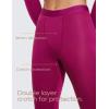 imageCRZ YOGA Soft Thermal Underwear Sets for Women Lightweight Long Johns Base Layer Pajamas Warm Top BottomMagenta Purple 2