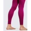 imageCRZ YOGA Soft Thermal Underwear Sets for Women Lightweight Long Johns Base Layer Pajamas Warm Top BottomMagenta Purple 2