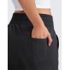 imageCRZ YOGA Womens Casual 78 Pants 25quot Lightweight Workout Outdoor Athletic Track Travel Lounge Joggers PocketsBlack
