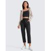 imageCRZ YOGA Womens Casual 78 Pants 25quot Lightweight Workout Outdoor Athletic Track Travel Lounge Joggers PocketsBlack