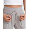 imageCRZ YOGA Womens Casual 78 Pants 25quot Lightweight Workout Outdoor Athletic Track Travel Lounge Joggers PocketsDark Chrome