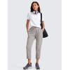 imageCRZ YOGA Womens Casual 78 Pants 25quot Lightweight Workout Outdoor Athletic Track Travel Lounge Joggers PocketsDark Chrome