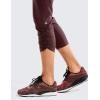 imageCRZ YOGA Womens Casual 78 Pants 25quot Lightweight Workout Outdoor Athletic Track Travel Lounge Joggers PocketsDark Russet