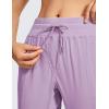 imageCRZ YOGA Womens Casual 78 Pants 25quot Lightweight Workout Outdoor Athletic Track Travel Lounge Joggers PocketsLilac