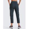 imageCRZ YOGA Womens Casual 78 Pants 25quot Lightweight Workout Outdoor Athletic Track Travel Lounge Joggers PocketsMelanite
