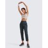 imageCRZ YOGA Womens Casual 78 Pants 25quot Lightweight Workout Outdoor Athletic Track Travel Lounge Joggers PocketsMelanite