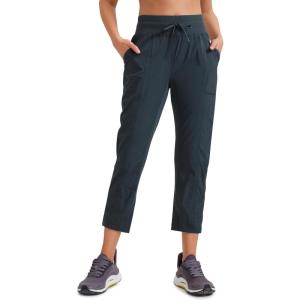 imageCRZ YOGA Womens Casual 78 Pants 25quot Lightweight Workout Outdoor Athletic Track Travel Lounge Joggers PocketsMelanite