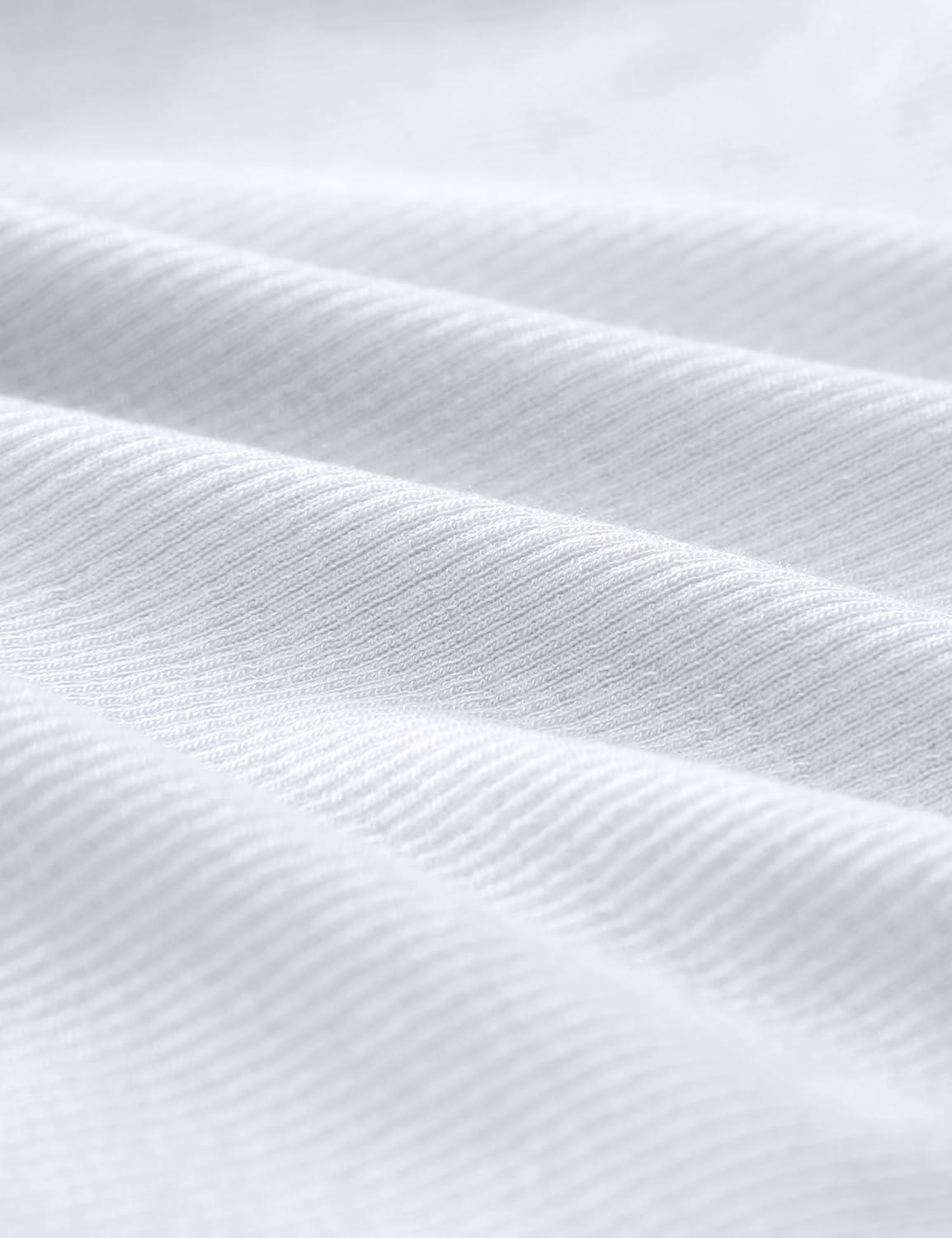 imageCRZ YOGA Ribbed Modal Casual Long Sleeve Henley Shirts for Women Soft Stretchy Knit Layering Basic Fitted Athletic TopsWhite