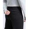 imageCRZ YOGA Mens Cotton Fleece Sweatpants 30quot Classic Fit Casual Lounge Cozy Sweat Pants Joggers with Zipper PocketsBlack