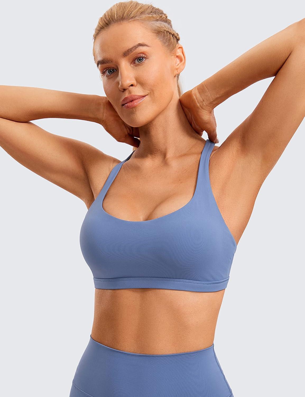 imageNakedfeel Strappy Bra Low CutCurtain Violet Ash