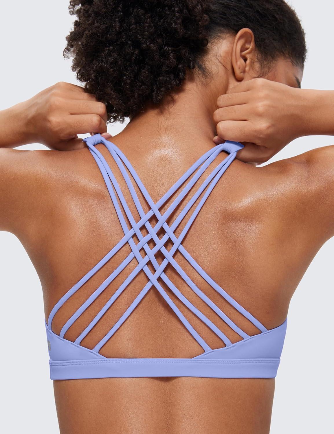 imageNakedfeel Strappy Bra Low CutPeriwinkle Purple