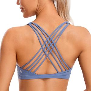 imageNakedfeel Strappy Bra Low CutCurtain Violet Ash