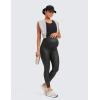imageCRZ YOGA Womens Butterluxe Maternity Leggings Over The Belly 25quot  Buttery Soft Workout Activewear Yoga Pregnancy PantsBlack Foil Pattern