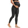 imageCRZ YOGA Womens Butterluxe Maternity Leggings Over The Belly 25quot  Buttery Soft Workout Activewear Yoga Pregnancy PantsBlack Foil Pattern