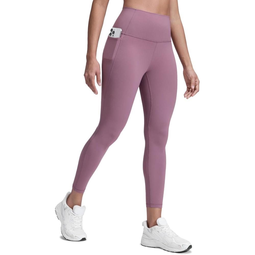 imageCRZ YOGA Womens Butterluxe Workout Leggings 25 Inches  High Waisted Gym Yoga Pants with Pockets Buttery SoftLight Lavender