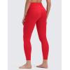 imageCRZ YOGA Womens Butterluxe No Front Seam Yoga Leggings 25quot  High Waisted Lounge Pants Pilates Workout Athletic Buttery SoftAurora Red