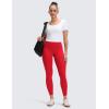 imageCRZ YOGA Womens Butterluxe No Front Seam Yoga Leggings 25quot  High Waisted Lounge Pants Pilates Workout Athletic Buttery SoftAurora Red