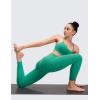 imageCRZ YOGA Womens Butterluxe No Front Seam Yoga Leggings 25quot  High Waisted Lounge Pants Pilates Workout Athletic Buttery SoftCascadia Green