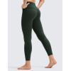 imageCRZ YOGA Womens Butterluxe No Front Seam Yoga Leggings 25quot  High Waisted Lounge Pants Pilates Workout Athletic Buttery SoftLegend Green