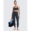 imageCRZ YOGA Womens Butterluxe No Front Seam Yoga Leggings 25quot  High Waisted Lounge Pants Pilates Workout Athletic Buttery SoftTrue Navy
