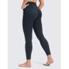 imageCRZ YOGA Womens Butterluxe No Front Seam Yoga Leggings 25quot  High Waisted Lounge Pants Pilates Workout Athletic Buttery SoftTrue Navy