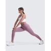 imageCRZ YOGA Womens Butterluxe Workout Leggings 25 Inches  High Waisted Gym Yoga Pants with Pockets Buttery SoftLight Lavender