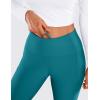 imageCRZ YOGA Womens Fleece Lined Leggings with Pockets 28  Thermal Winter Warm Full Length Pants Casual Lounge Yoga WorkoutGreen Jade