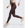 imageCRZ YOGA Womens Fleece Lined Leggings with Pockets 28  Thermal Winter Warm Full Length Pants Casual Lounge Yoga WorkoutHot Fudge Brown