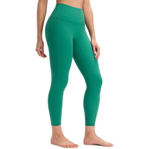 imageCRZ YOGA Womens Butterluxe No Front Seam Yoga Leggings 25quot  High Waisted Lounge Pants Pilates Workout Athletic Buttery SoftCascadia Green