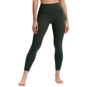 imageCRZ YOGA Womens Butterluxe No Front Seam Yoga Leggings 25quot  High Waisted Lounge Pants Pilates Workout Athletic Buttery SoftLegend Green