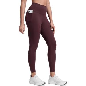 imageCRZ YOGA Womens Butterluxe Workout Leggings 25 Inches  High Waisted Gym Yoga Pants with Pockets Buttery SoftRipe Plum