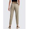 imageCRZ YOGA All Day Comfy Joggers for Women Golf Work Casual Hiking Travel Pants with PocketsKhali Barley