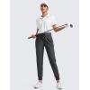 imageCRZ YOGA All Day Comfy Joggers for Women Golf Work Casual Hiking Travel Pants with PocketsMysterious Grey