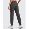 imageCRZ YOGA Casual Workout Jogger for Women 285quot  Tapered Lightweight Stretch Athletic Outdoor Pants with PocketsArbor Olive