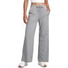 imageCRZ YOGA Cloud Jersey Wide Leg Sweatpants Women 30quot High Waisted Casual Lounge Pajama Travel Pants with PocketsSterling