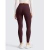 imageCRZ YOGA Womens Fleece Lined Leggings 28  Matte Thermal Winter Warm Full Length Pants Casual Lounge Yoga WorkoutRipe Plum