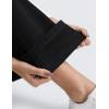 imageCRZ YOGA Cotton Fleece Lined Sweatpants Women 28quot30quot Straight Leg Casual Lounge Sweat Pants for WomenBlack