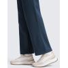 imageCRZ YOGA Cotton Fleece Lined Sweatpants Women 28quot30quot Straight Leg Casual Lounge Sweat Pants for WomenInk Blue