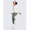 imageCRZ YOGA Womens Fleece Lined Leggings 28  Thermal Winter Warm Full Length Pants Casual Lounge Yoga WorkoutGrey Sage