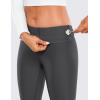 imageCRZ YOGA Womens Fleece Lined Leggings 28  Thermal Winter Warm Full Length Pants Casual Lounge Yoga WorkoutMysterious Grey
