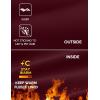 imageCRZ YOGA Womens Fleece Lined Leggings 28  Thermal Winter Warm Full Length Pants Casual Lounge Yoga WorkoutRed Merlot