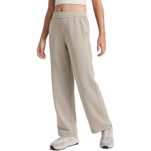 imageCRZ YOGA SoftAura Girls Wide Leg Sweatpants  Casual Lounge Athletic High Waist Pants with Pockets Drawstring for Kids TeenStone