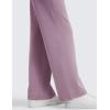 imageCRZ YOGA SoftAura Wide Leg Sweatpants Women 29quot31quot Modal High Waisted Lounge Travel Casual Sweat Pants with PocketsLight Lavender
