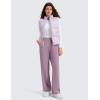 imageCRZ YOGA SoftAura Wide Leg Sweatpants Women 29quot31quot Modal High Waisted Lounge Travel Casual Sweat Pants with PocketsLight Lavender