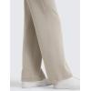 imageCRZ YOGA SoftAura Wide Leg Sweatpants Women 29quot31quot Modal High Waisted Lounge Travel Casual Sweat Pants with PocketsStone