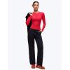 imageCRZ YOGA Softembrace Long Sleeve Shirts for Women Soft Crew Neck Fall Basic Tight Tops Fitted Casual Going Out TShirtsAurora Red